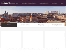Tablet Screenshot of novare.se