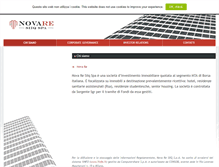 Tablet Screenshot of novare.it